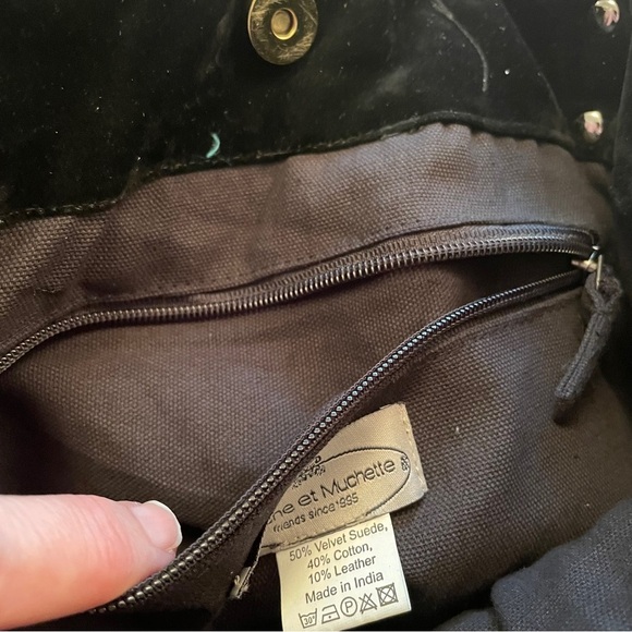 Muche et Muchette MultiColor Patchwork Pony Tote with Fringe NWT - Picture 8 of 12